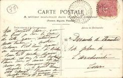 Loaches CPA Train station