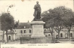 Pithiviers CPA Statue of Poisson