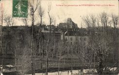 CPA Valley and panoramic sight of Pithiviers the city and Strong house