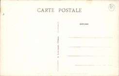 Saint Benoit on the Loire CPA Porch of the basilica