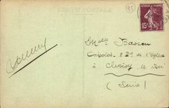 CPA Castle of Sully on the Loire the large living room