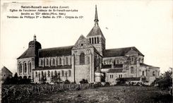 Saint Benoit on the Loire CPA Church of the old abbey