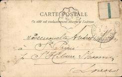 Chateauneuf on the Loire CPA the monument of Vallere