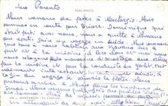 Montargis MODERN CARD the castle