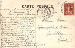 Montargis CPA the church Sainte Madeleine the pulpit