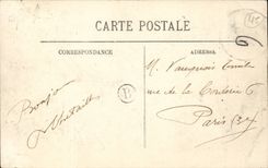 Montargis CPA the Durzy garden