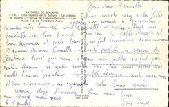 Landscapes of the Sologne CPA Castle of SAlbris Church of Lamotte Beuvron FErte Saint Aubin