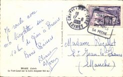 Briare CPA the bridge canal