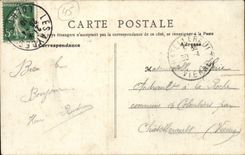 CPA Souvenir of the camp of Cercottes