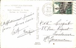 Nogent on Vernisson CPA School forestiere of the Bars House of the director