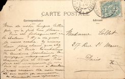 Chateaurenard CPA Ruins of the old castle