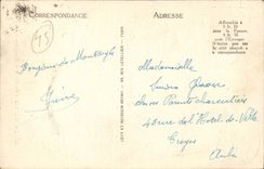 CPA Montargis Statue of Mirabeau