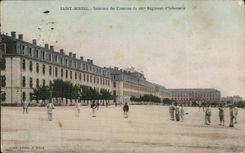 Mihiel saint - Interior of the barracks of the 161 Regiment of Infantry - CPA