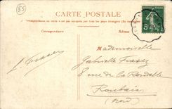 Saint Mihiel - in six charts - the Meuse - the Quay of Accacias - the Castle of Annonciades - CPA