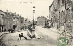 Saint Mihiel - Street Carnot - dog - dog - CPA
