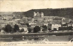 Saint Mihiel - in six charts - the District of the Market - the Church - CPA