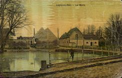 Lagny Trockenheit - der Teich - Diagramm-Toilette CPA