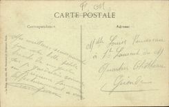 Lassigny - franzosische Truppen - Ruhestand des Deutsch-Krieges 1914 CPA