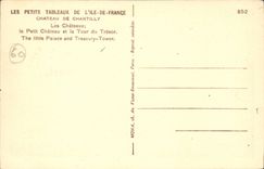 Chantilly - the Small Castle and the Tower of Treasury CPA