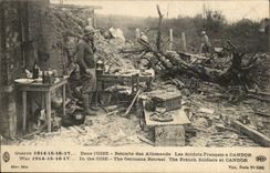 Offenheit - die franzosischen Soldaten hat Offenheit - Ruhestand der Deutschen - Krieg 1914 CPA