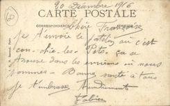 Conchy Topfe - Post und Strasse der Kirche CPA