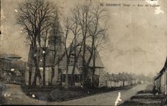 Biermont - Strasse der Kirche CPA