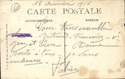 Biermont - Strasse der Kirche CPA