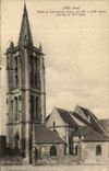Creil CPA Eglise de construction bizarre Clocher du 14eme