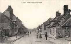 CPA Arsy Eingang des Landes