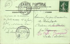 CPA Hanvoile linke Masse zur Kirche