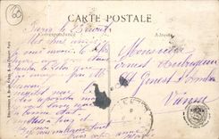 CPA Haudivilliers Strasse der Kirche