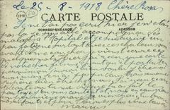 CPA Crepy in Valois the re-entry of the classes of the school of the boys