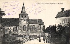 Courcelles Gisors CPA die Kirche