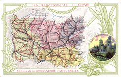 Die Schokoladenfabrik Abteilungen Oise-CPA von Aiguebelle