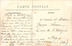 Neuilly im Thelle cPA die Hecken (Autoesels-Eselmaultier) TOP