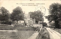 Umlagerungen Compiegne Saint Crepin CPA des Eingangs des Schlosses von offemont