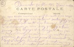 Creil bombarde CPA Rue Gambetta La grande guerre 1914 1918