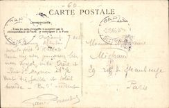 Creil CPA Vue generale