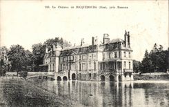 CPA das Schloss von Riquebourg nahes Ressons