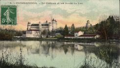 Pierrefonds CPA das Schloss und die Rander des Sees