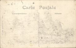 Pierrefonds CPA gesehen auf das Schloss genommen von der Terrasse der stummen Frau