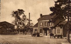 Moyenneville CPA Bahnstation