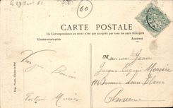 Morangles CPA Rathaus und Kirche