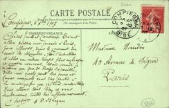 Compiegne CPA Musik im Park