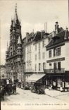 Compiegne CPA das Rathaus und das Hotel der Glocke