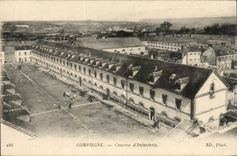 Compiegne CPA Kasernen der Infanterie