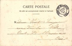 Senlis CPA Ancienne church St Frambourg Louis the young person posed the 1st stone of them on May 9th 1177