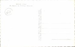 Senlis CPA Ruins of the castle Henri IV