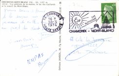 CPM Chamonix mont Blanc Vue generale de la stattion la lac des Gaillands et le massif