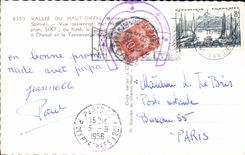 MODERN CARD Valley of High Giffre Seen air